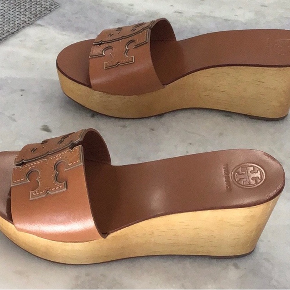 Authentic Tory Burch Ines Wedge Sandals - Picture 4 of 7